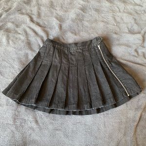 Dark Folded Circle Skirt with Shorts